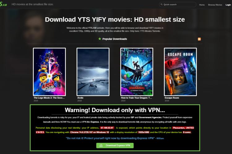 Free Best Torrent Sites in 2023: YTS