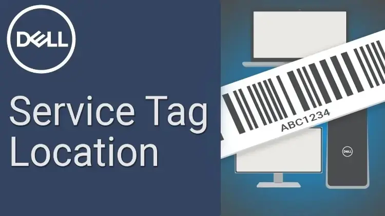 How to find the service tag for your Dell device