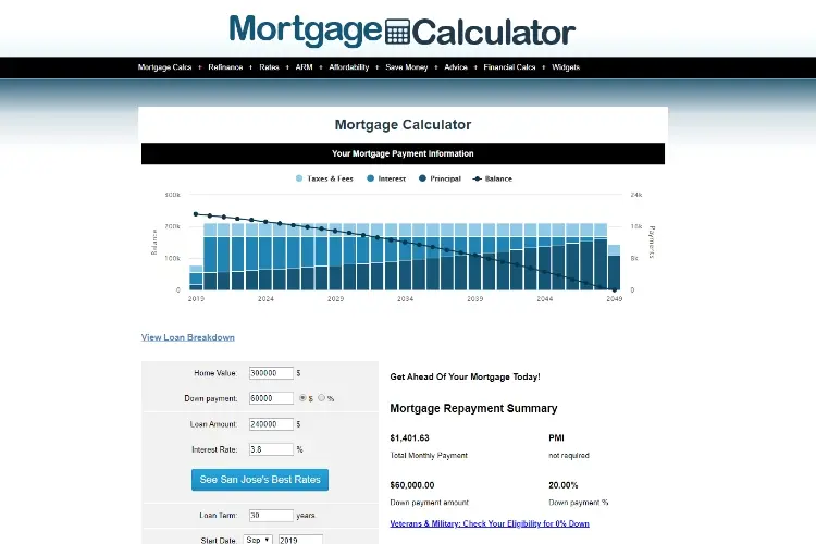 1         Mortgage Calculator      