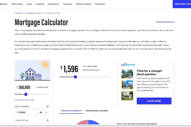 2         Bankratemortgage calculator      