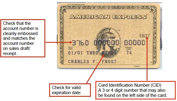 Anatomy of an American Express Card Number 2023