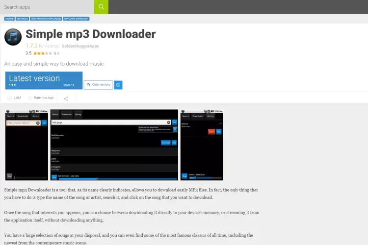 SimpleMp3 Downloader
