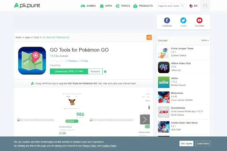 Go Tools for  Pokémon  Go.